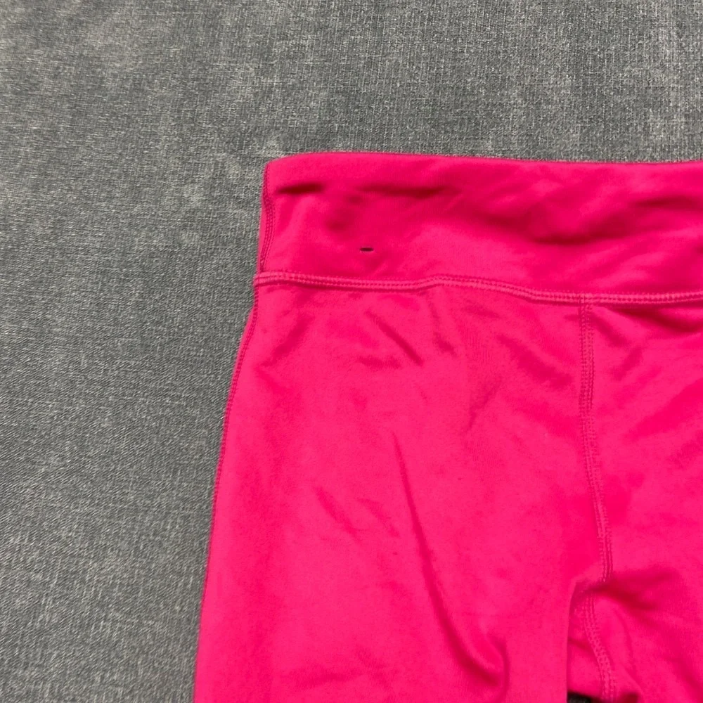 Nike Trophy Training Leggings Girls 20 Pink Graphic Logo Print Yoga Performance